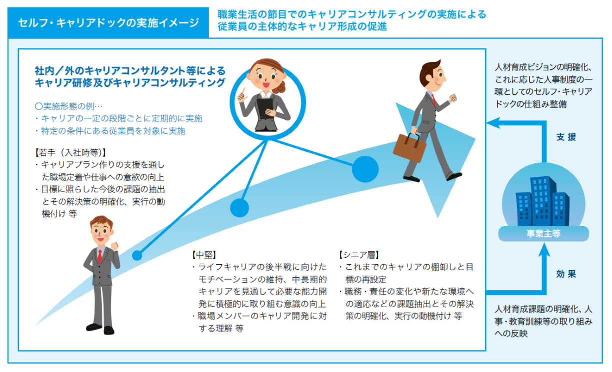 セルフ・キャリアドックの実施イメージ