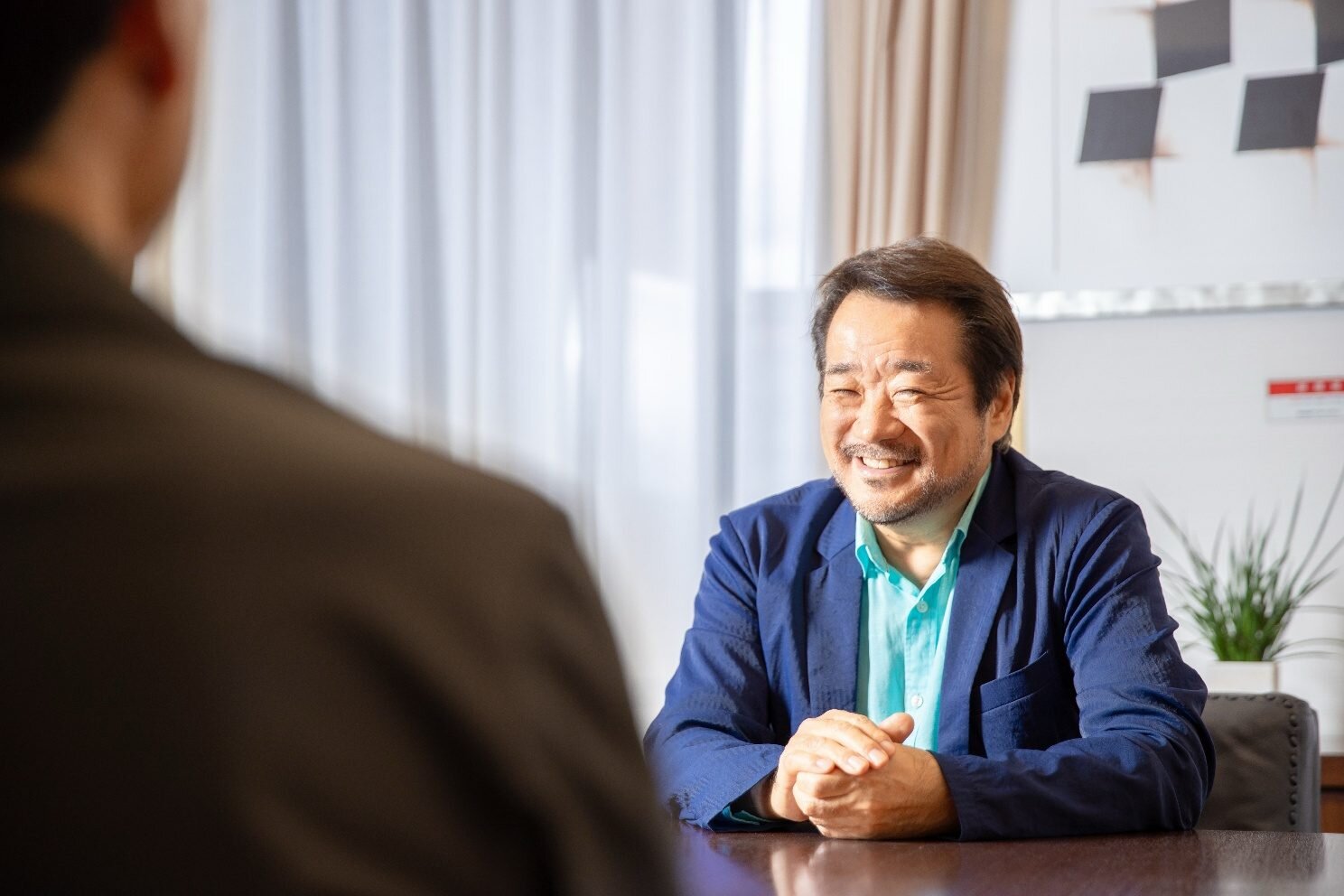 東田一人さんのインタビュー写真