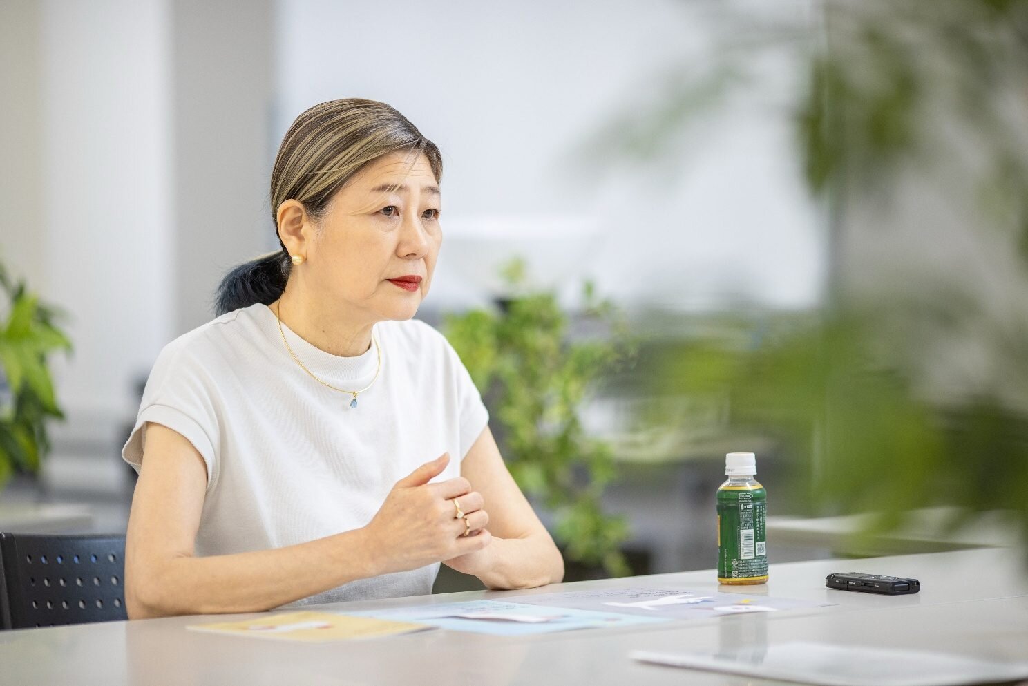 真水美佳さんのインタビュー写真