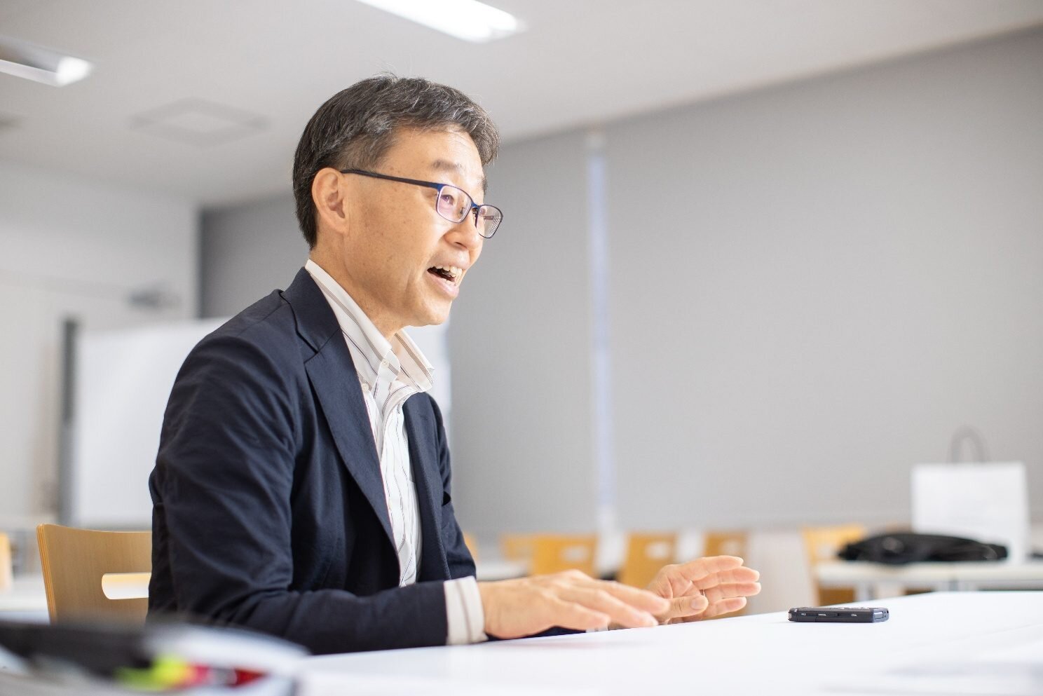 馬場洋介さんのインタビュー写真