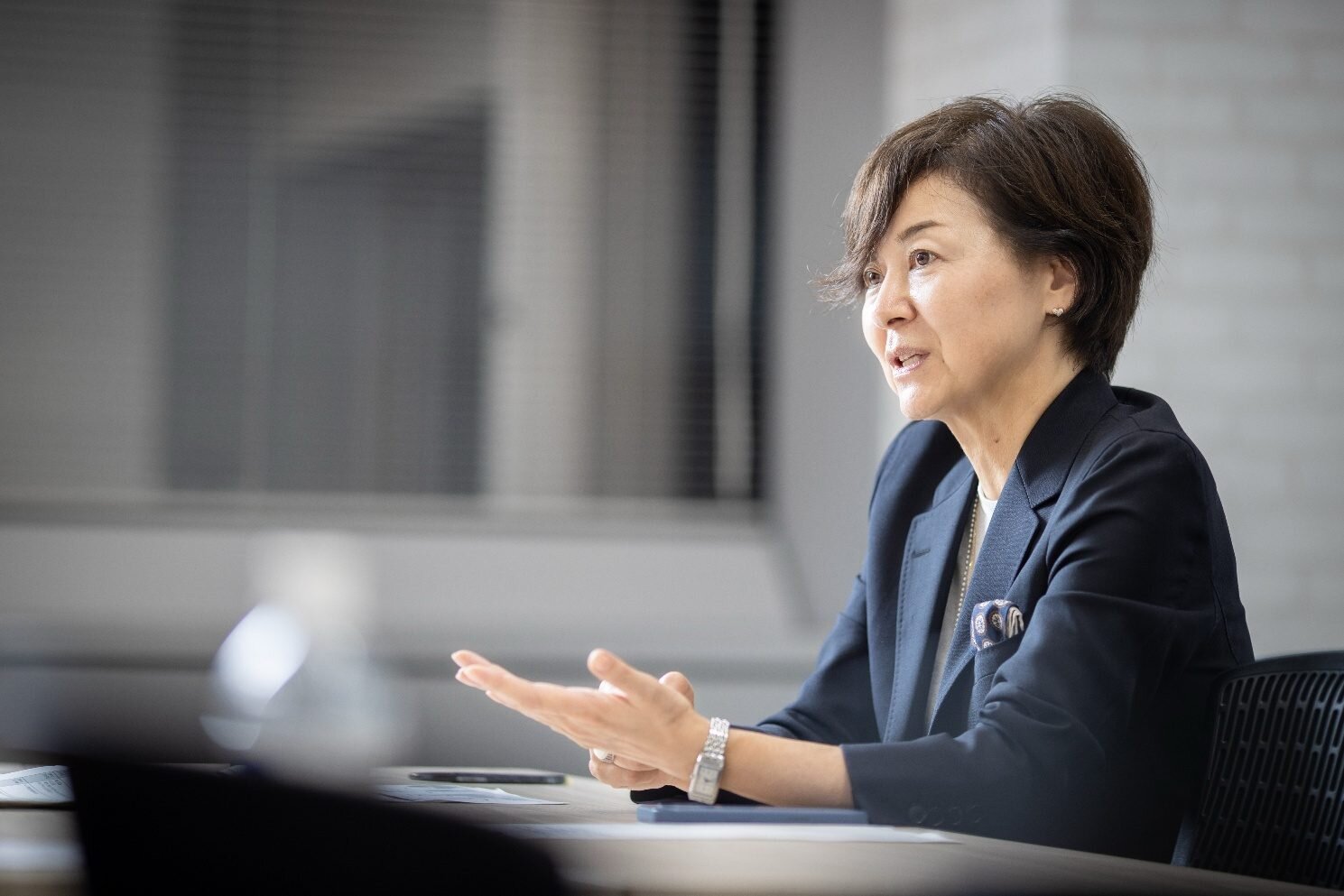 株式会社リクルートオフィスサポート様 インタビューの様子