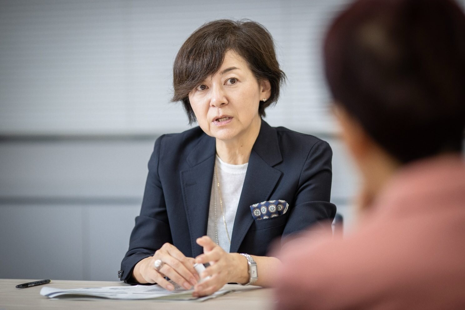 株式会社リクルートオフィスサポート様 インタビューの様子