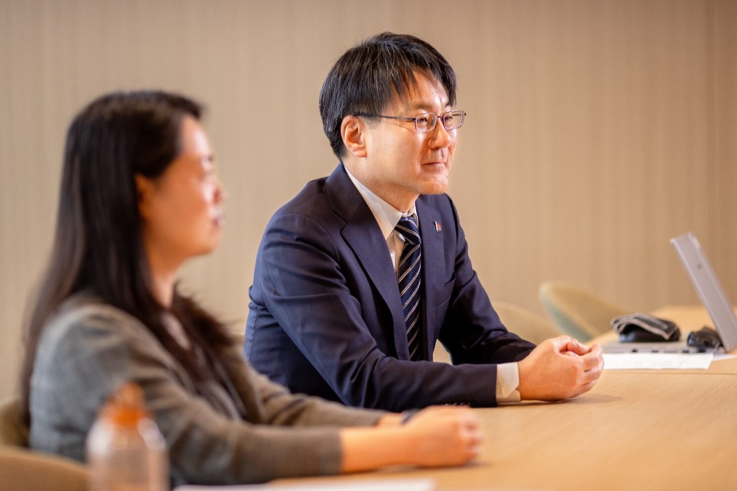 塩野義製薬株式会社様 インタビューの様子